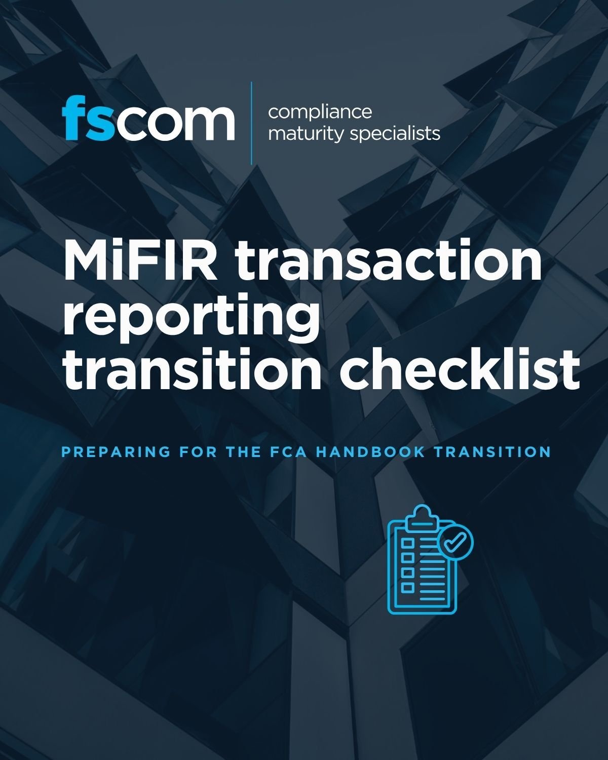 MiFIR transaction reporting transition checklist