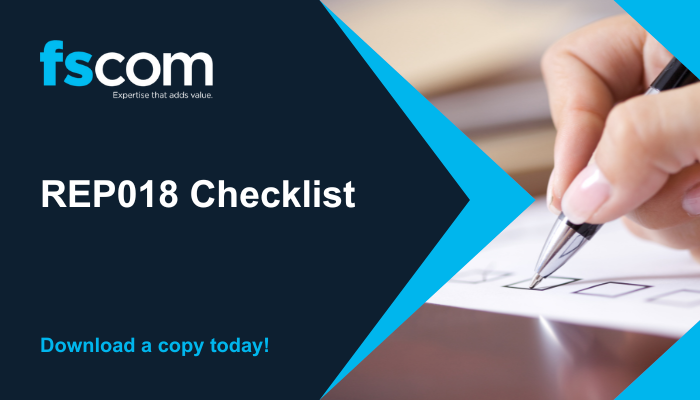 REP018 Checklist